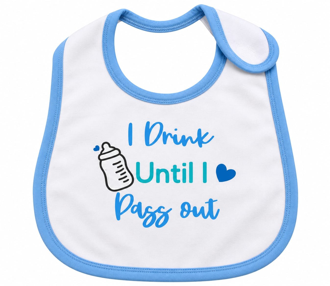 Baby boy blue baby bib